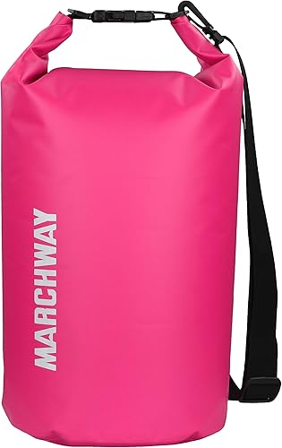 MARCHWAY Mochila flotante impermeable de 5L10L20L30L40L, saco enrollable mantiene el equipo seco para kayak, rafting, canotaje, natación,