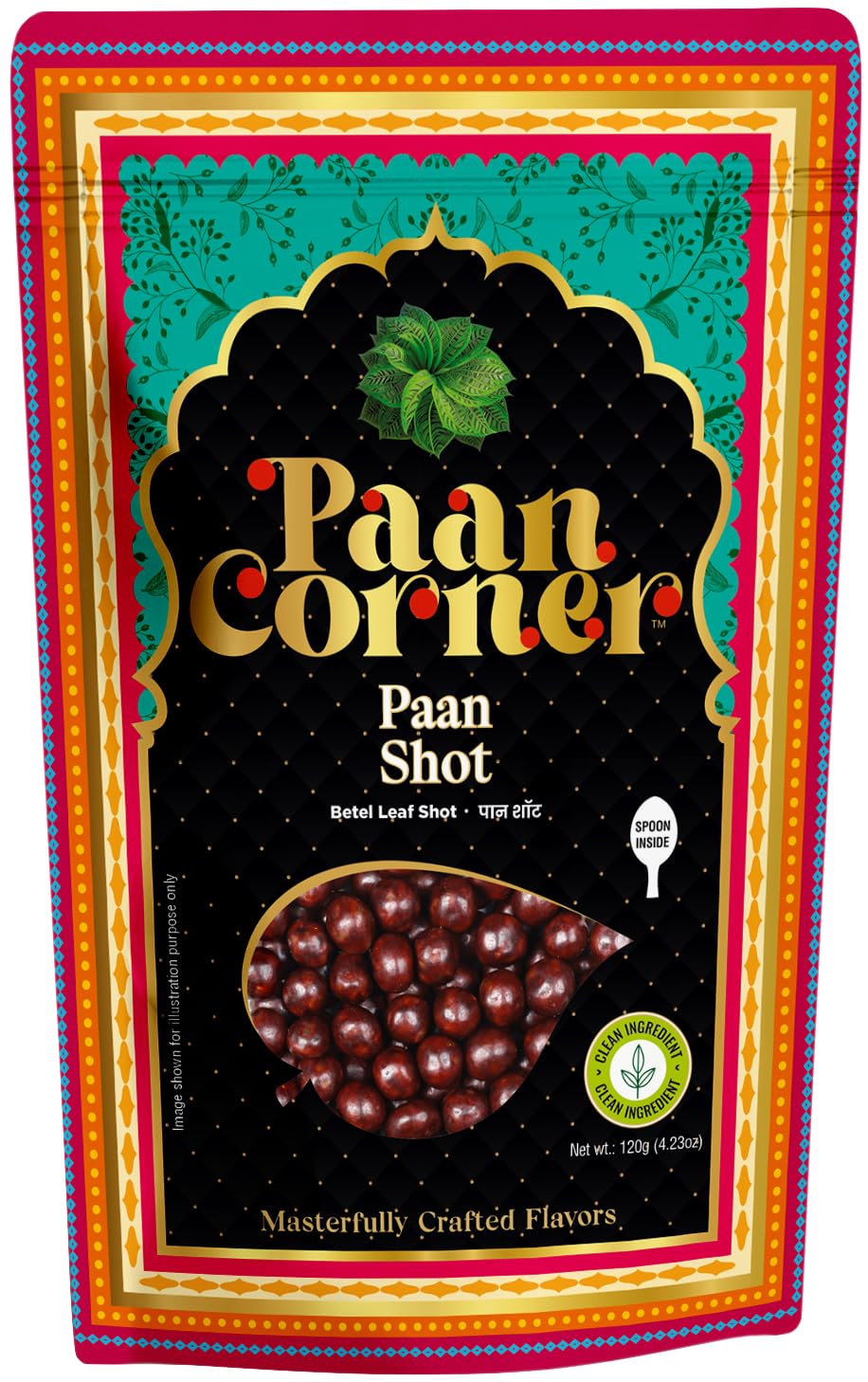 Paan Corner Pan Shot Candy Balls, Vegan, Masterfully Crafted Flavors, 4.23 oz