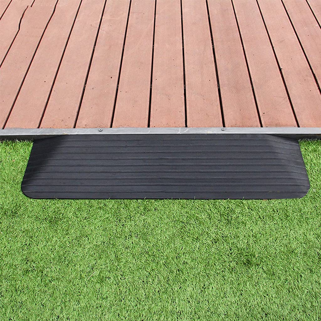 Buy HQBL Rubber Curb Ramp 1.5in Rise Stable Transition Ramp,Wheelchair