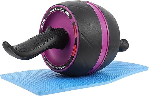 Balacoo Fitness Ab Roller Wheel for Core Strength Training Non-slip Fitness Equipment with Wide Wheel and Silent Movement Automatic Rebound for Men