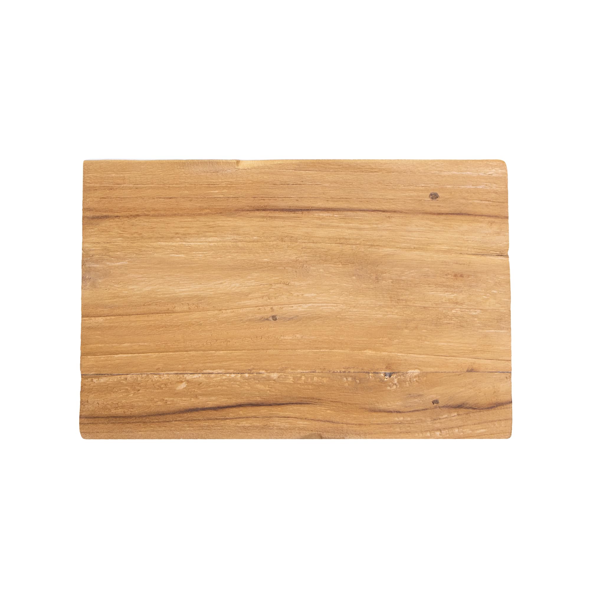 mgc24 Tabouret en teck naturel 30 x 20 x 25 cm - Tabouret en teck massif pour salon, salle de bain et jardin - Fait à la main, stable et décoratif - Tabouret pour plantes