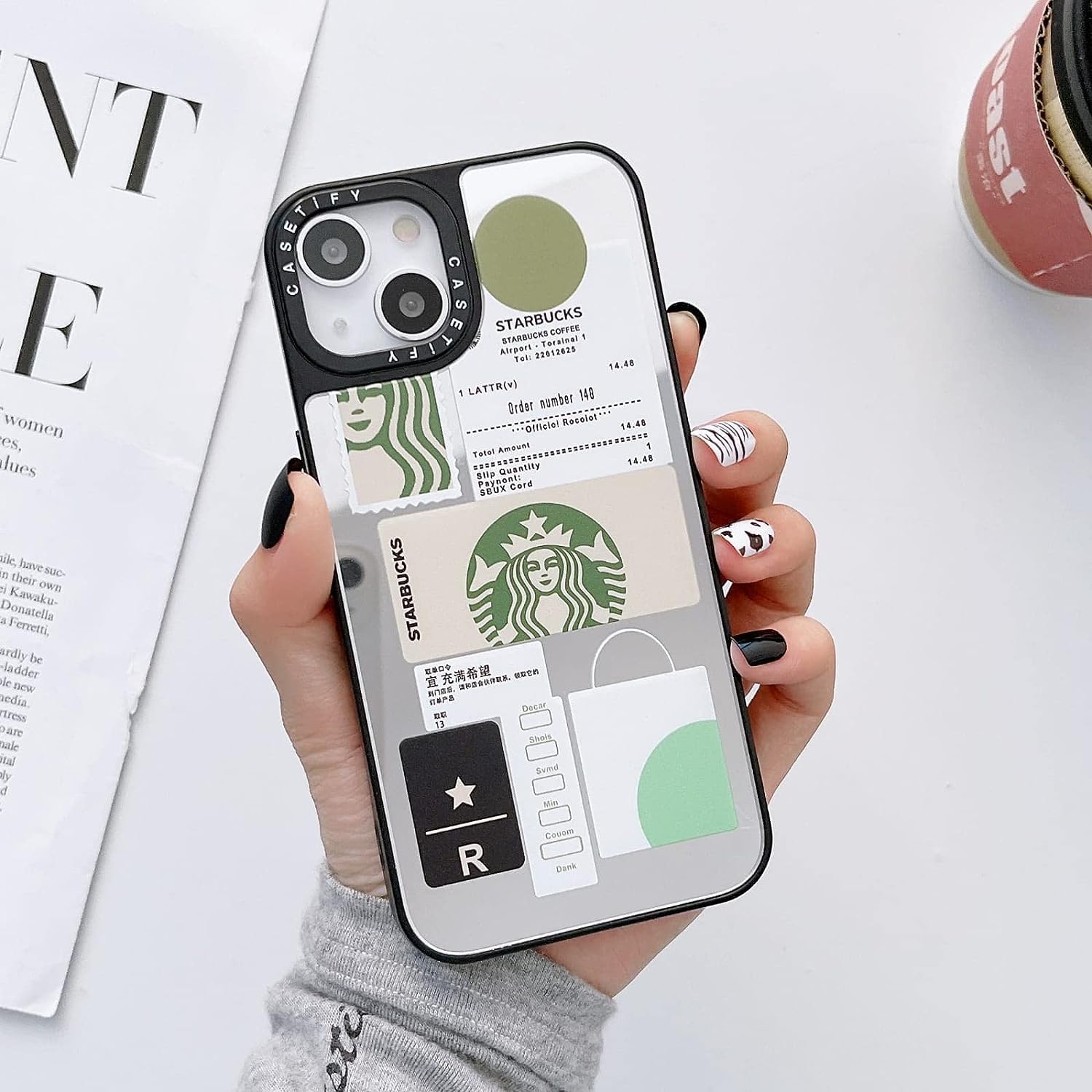 Webilla iPhone 13 Case Starbuck Print Design Hard Polycarbonate Back (R) (B0CM3VVF3V) Amazon Price History, Amazon Price Tracker