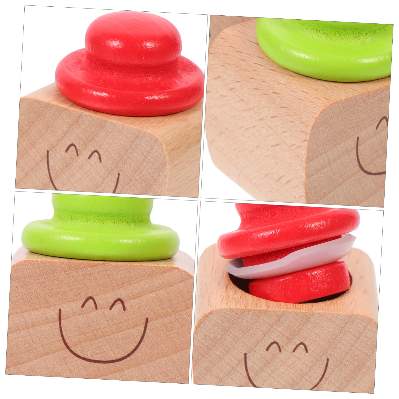 VICASKY 12piezas Cajas De Dientes De Madera Para Recipientes Para Dientes De Leche Recuerdos Infantiles