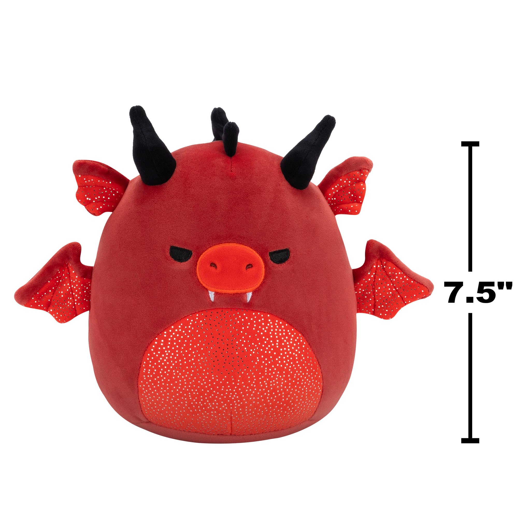 Squishmallows Original 7.5-Inch Salami the Red Dragon, Multicolor, 7.5 inches - Image 2