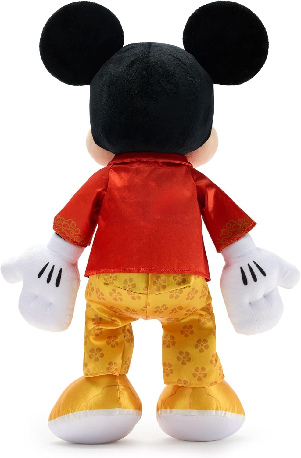 Disney Store Official Mickey Mouse 2026 Lunar New Year Plush - Year of The Fire Horse - Satin Outfit with Embroidered Tunic & Floral Pants - Disney Plushy with Detailed Plush Sculpting - 17"