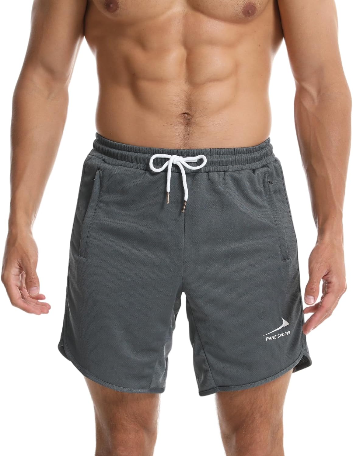 Men's Sports Shorts Running Gym Training Shorts with Zipper Pockets 4 71AmPCcw6RL. AC SL1500