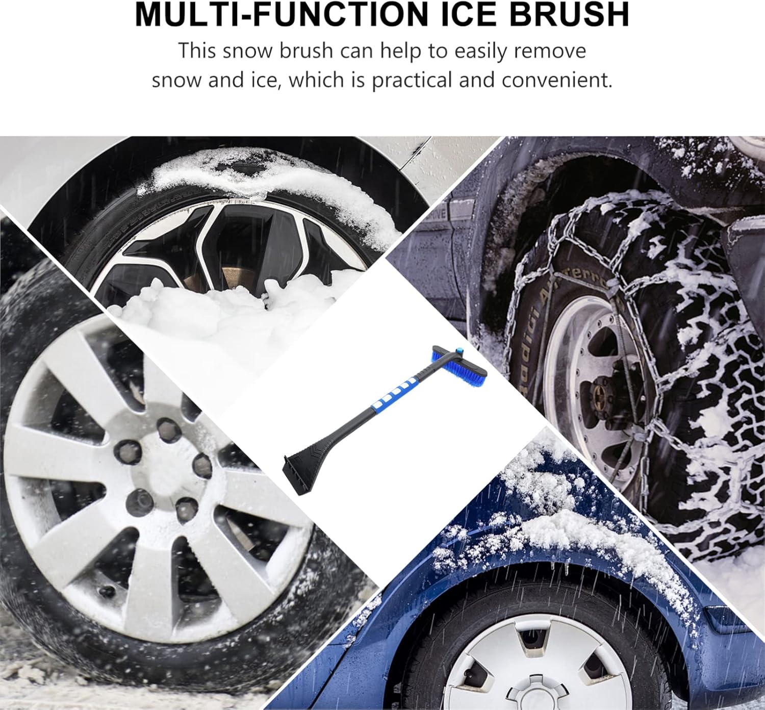 review Collapsible Utility Snow Shovels: Portable Aluminum Snow Pusher with Comfortable Long Grip Handle Heavy Duty for Digging Sand Car Camping Other Outdoor Activities