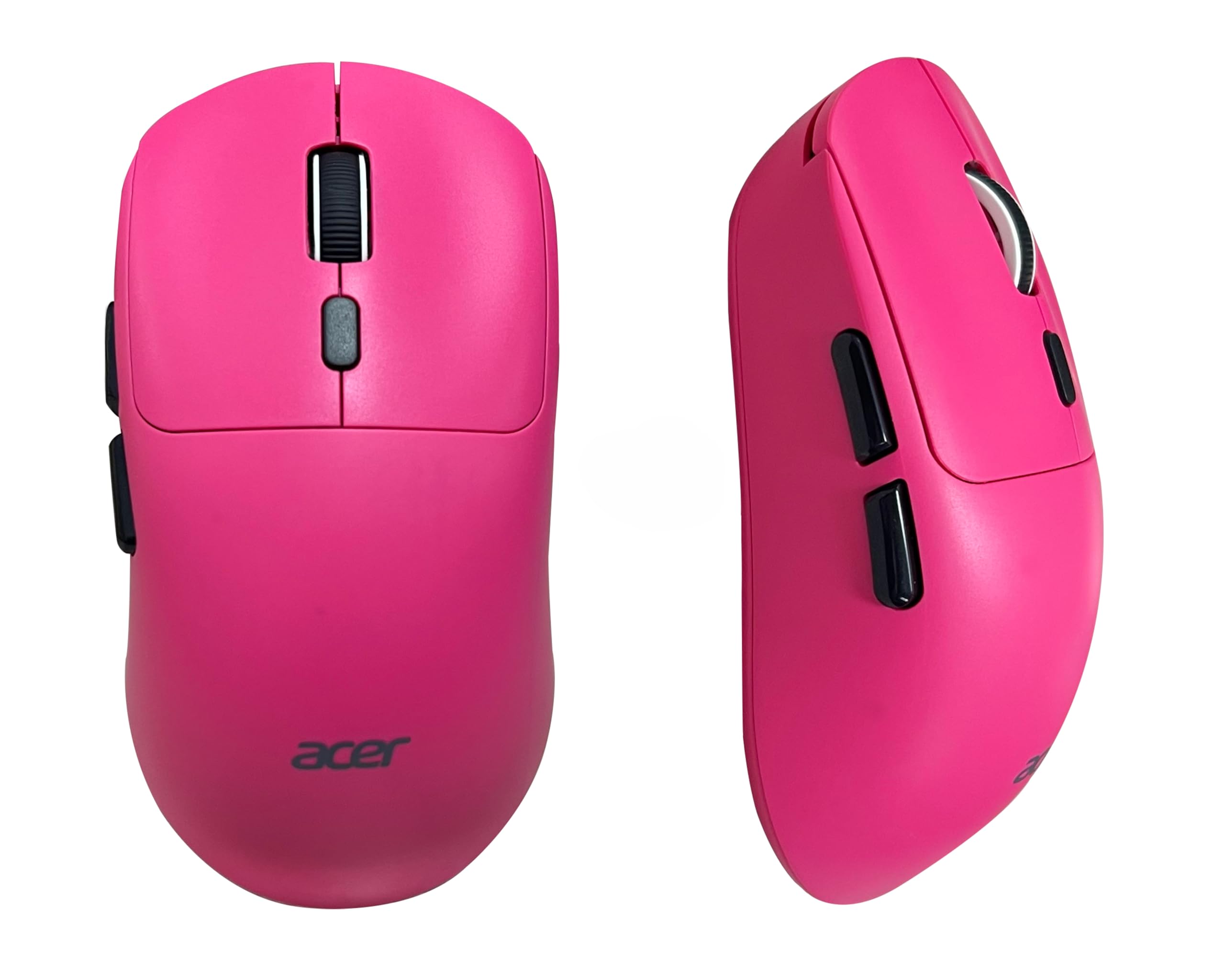 acer PopGo Wireless Mouse | 2.4G + BT5.4 Dual Mode | 500mAh Rechargeable Battery | Adjustable DPI up to 6400 | Silent Click | 6 Buttons+Scroll Wheel | 10m Range | Windows & Mac Compatible – Rose Red-image-24