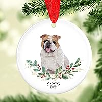 Vista 16 de Adorno de Navidad para mascotas, adorno de Collie barbudo, regalos para amantes de mascotas, regalo conmemorativo para mascotas, recuerdo de Collie