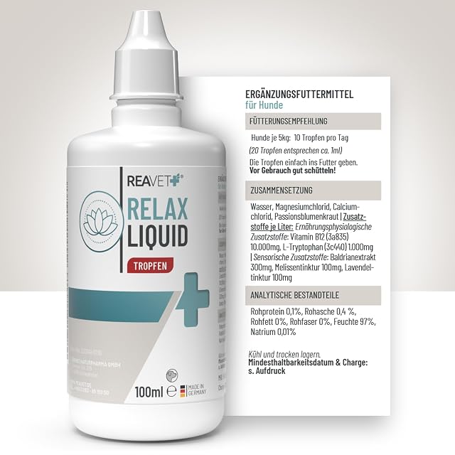 Foto 7 de 7 de ReaVET Relax Liquid Drops para perros 100 ml