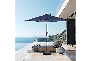 7.5ft Patio Umbrella Clearance Outdoor Market Table Pool Patio Deck Umbrella with Crank and Tilt