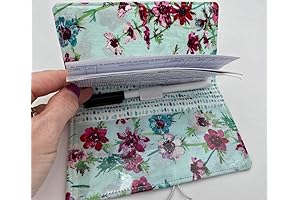 Duplicate Checkbook Cover Register With Pen Holder
