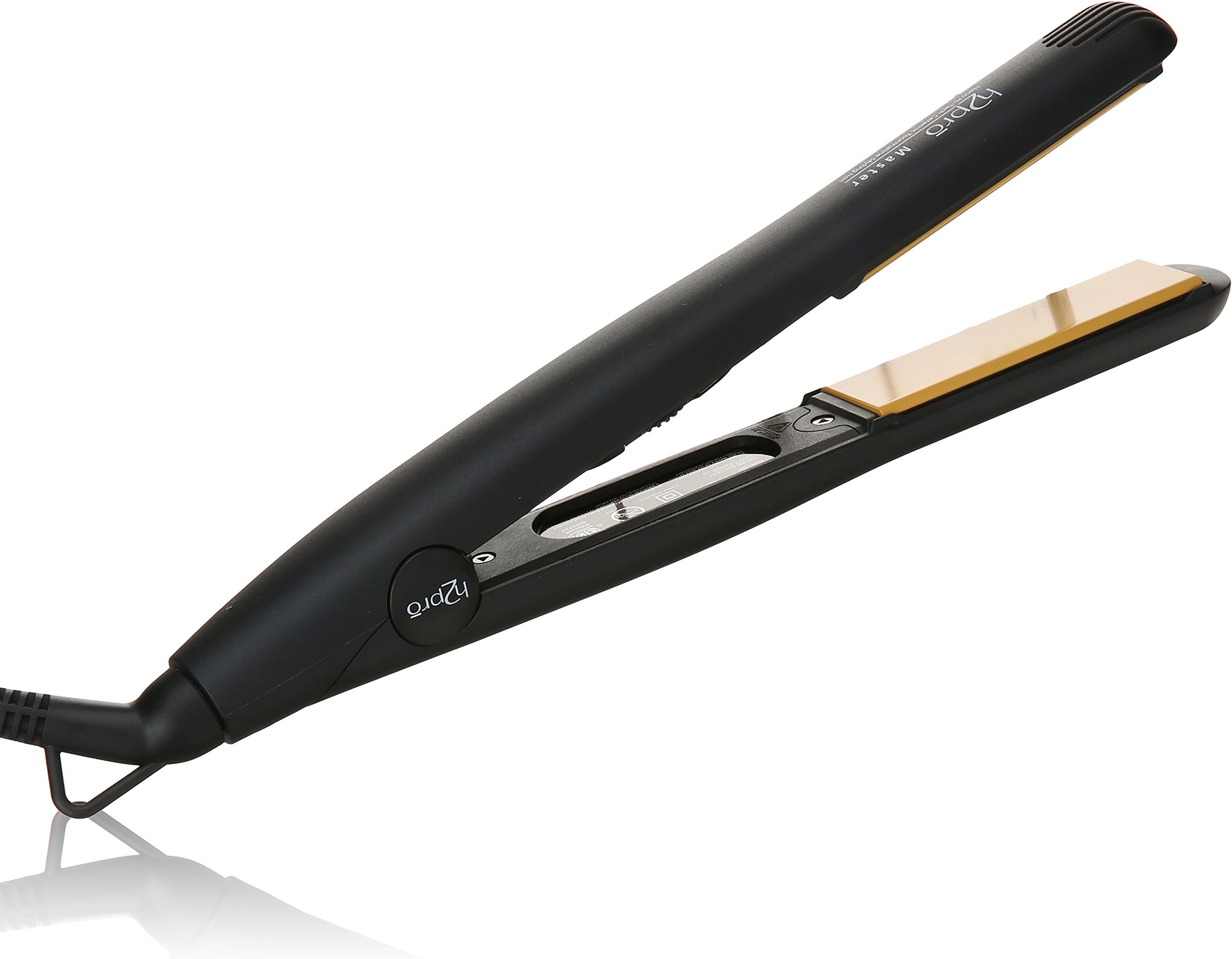 H2pro Professional Ceramic Tourmaline Styling Flat Iron, 1 Inch