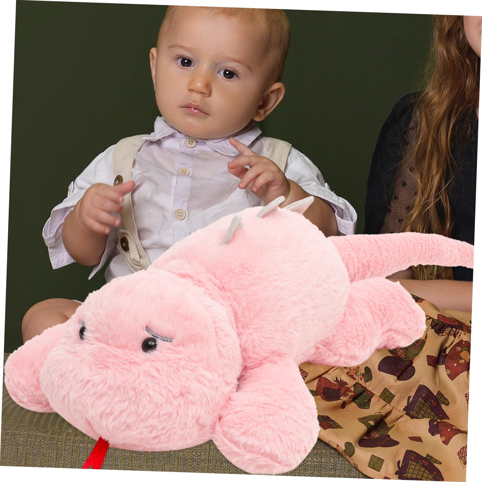 Muñeca de Dinosaurio de Peluche de Juguete de Dinosaurio Adorable para Peluche Decorativo para Sala de Estar Dormitorio Juguete Resistente al Desgaste para Coleccionar