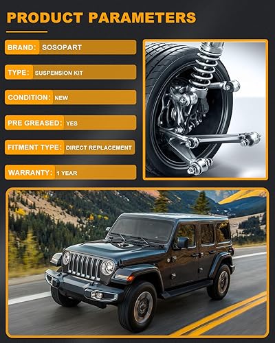 Miniatura 2 de SOSOPART Juego de 1 pieza de suspensión delantera kit de repuesto para barra de dirección para Honda para Accord para INFINITI G20 I30 J30 M30 Q45