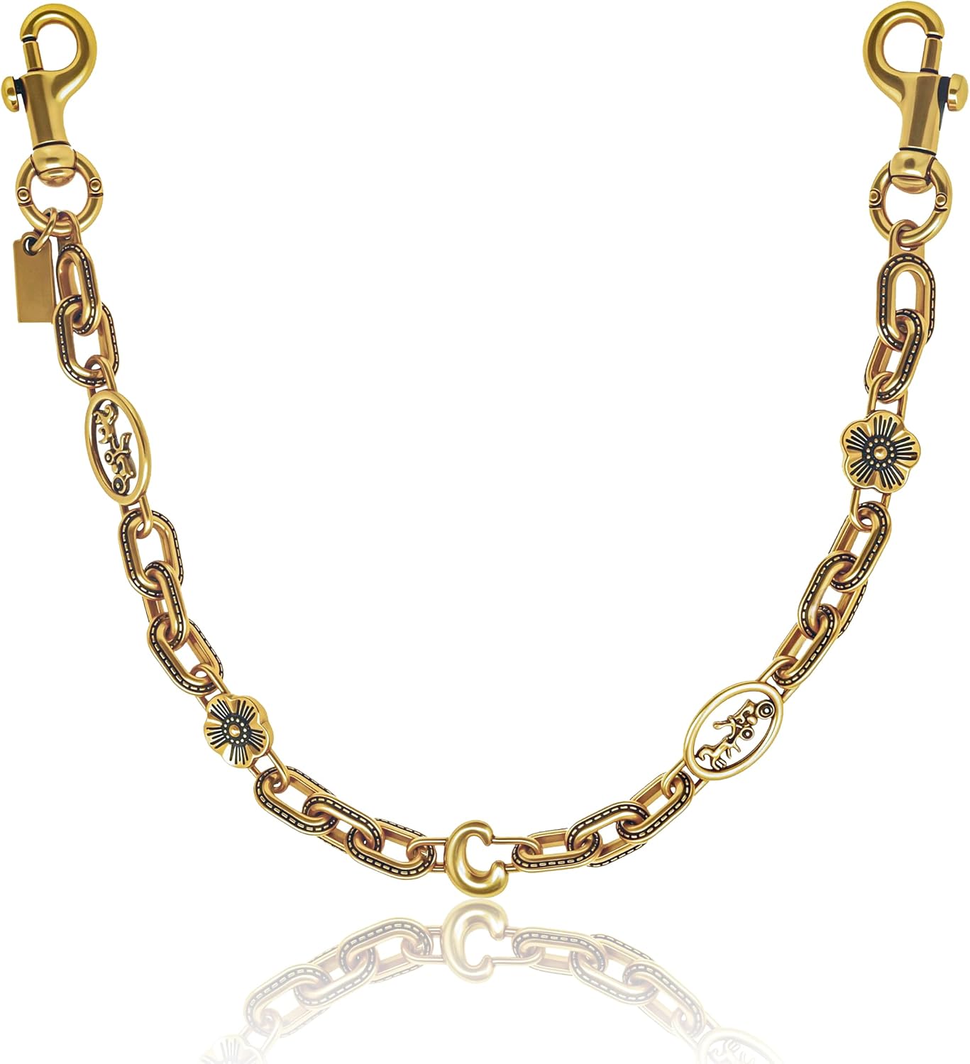 Bag Chain Charm for Handbag, Purse Wallet &Pants Chain Jean Chains, Vintage Bag Strap Chains Extender