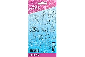 EK Success Disney Princess Collection Clear Stamp, 4-Piece