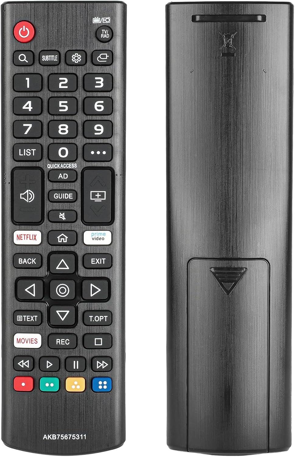 AKB75675311 Remote Control Compatible with LG Smart LED TV 32LM630 32LM6300 43LM6300 43UK6750 43UM7100 Replacement Controller AKB75095303 AKB75095308 AKB75375608 With Net flix PrimeVideo