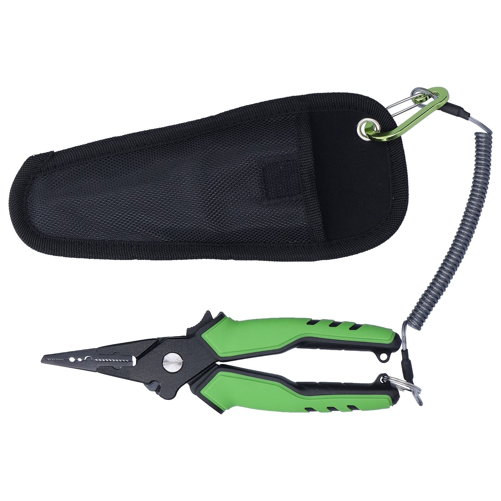 Fishing Pliers, Anti Corrosion Non Slip Portable Fish Line Cutter Hook Removers Aluminum Alloy Multifunctional Anti Rust with Hand Rope for Fishing