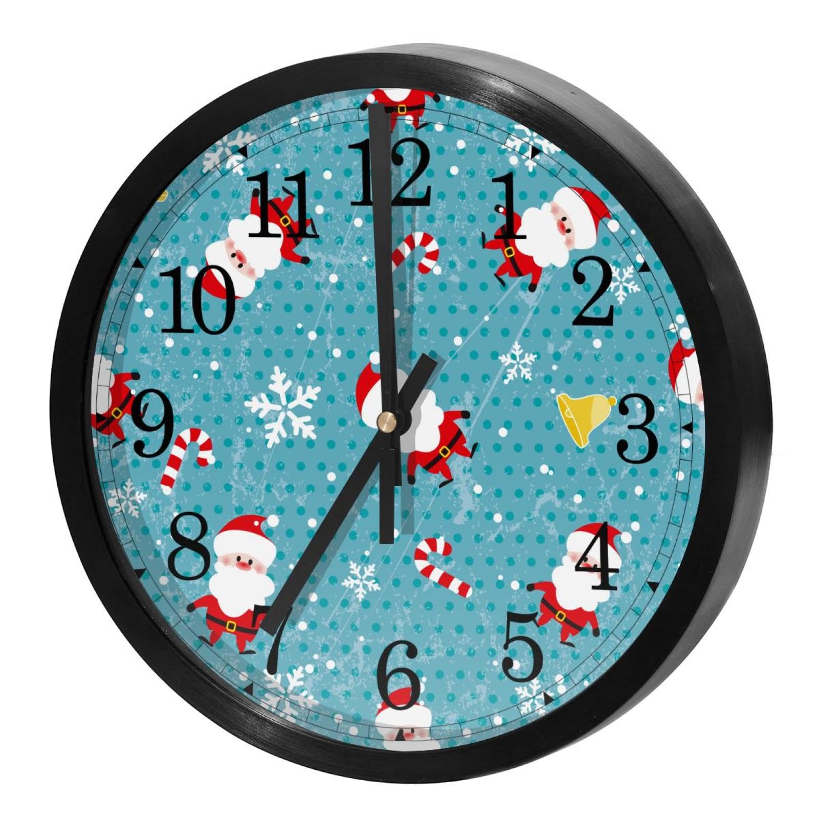 Horloge murale a quartz avec fonctionnement a piles et mecanisme continu
