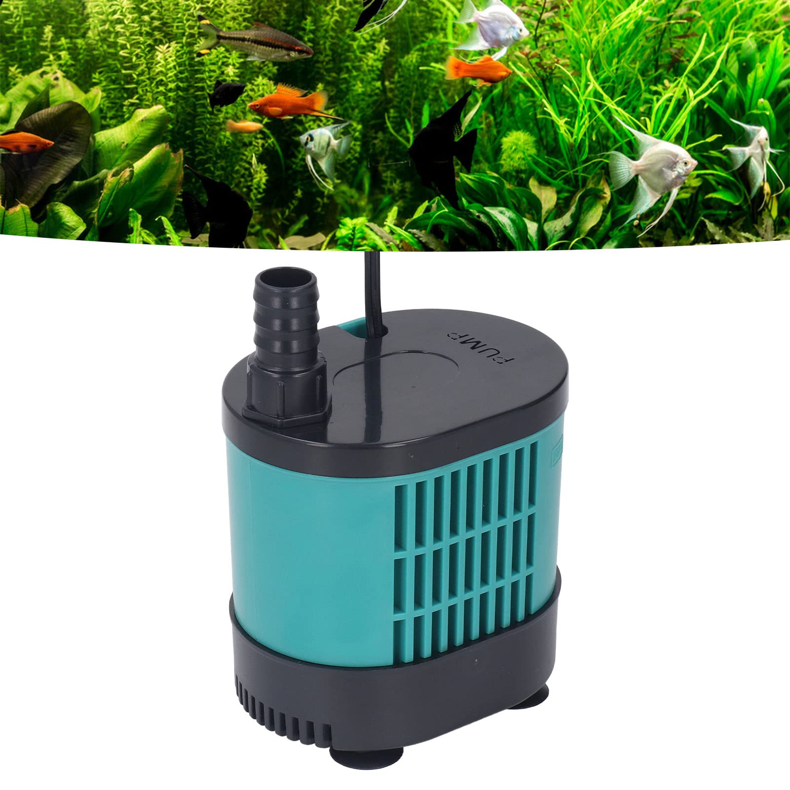 Bomba de agua sumergible 75W Frecuencia variable 3000L/H Bomba de circulación silenciosa de alta eficiencia para pecera Acuario Fuente Material ABS