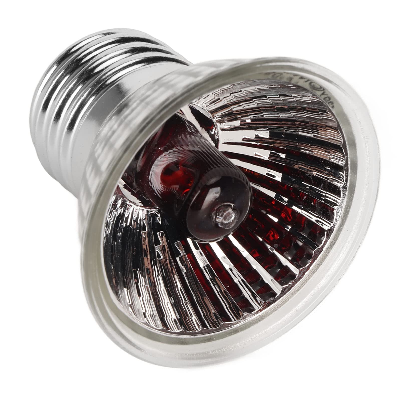 Jiawu Reptile Heat Lamp, 25W Heat Emitter Reptile Heat Lamp Bulb, Infrared Light UVA UVB Heating Lamp Replacement