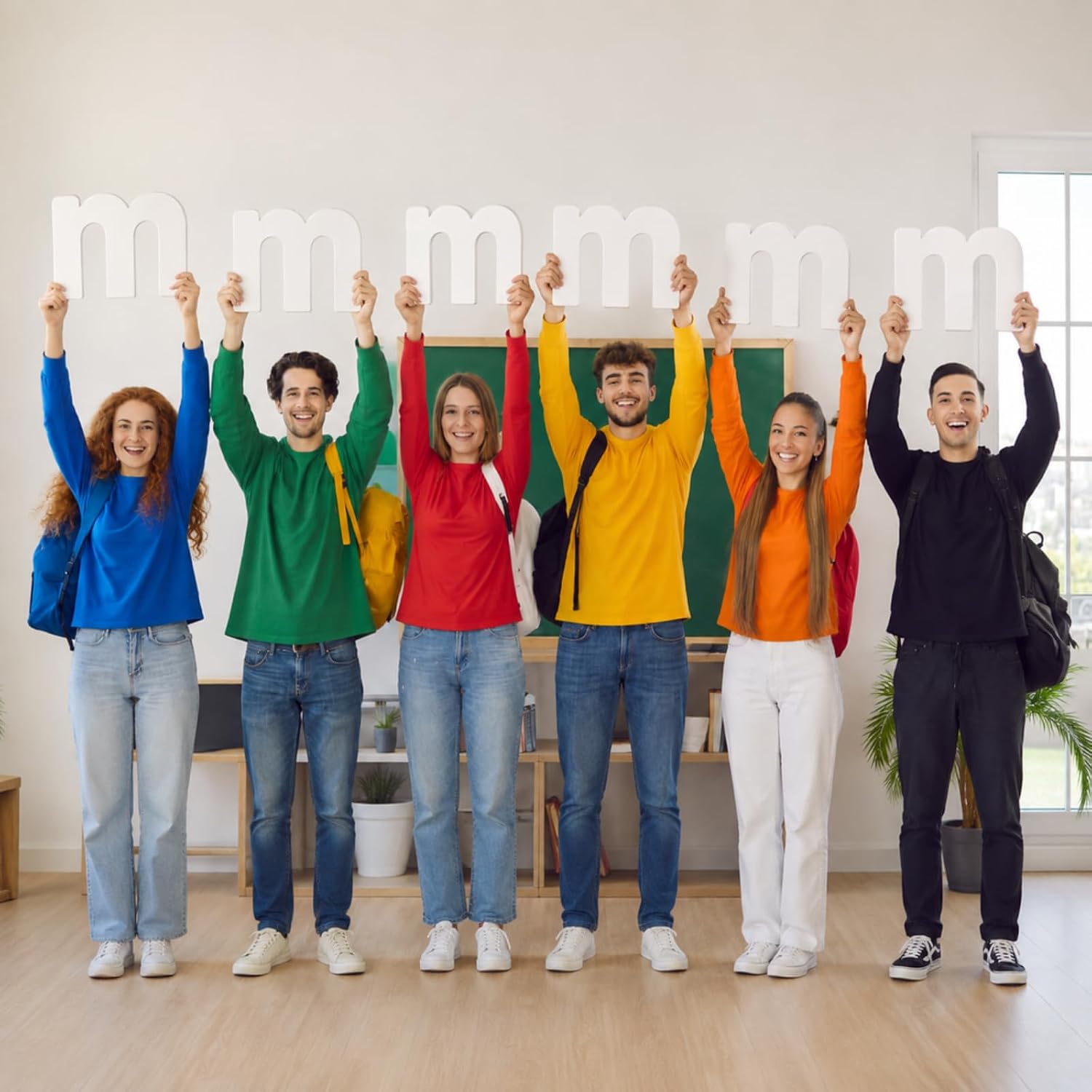 Hercicy 9 Pcs Halloween Letter M Group Costume Patch Funny