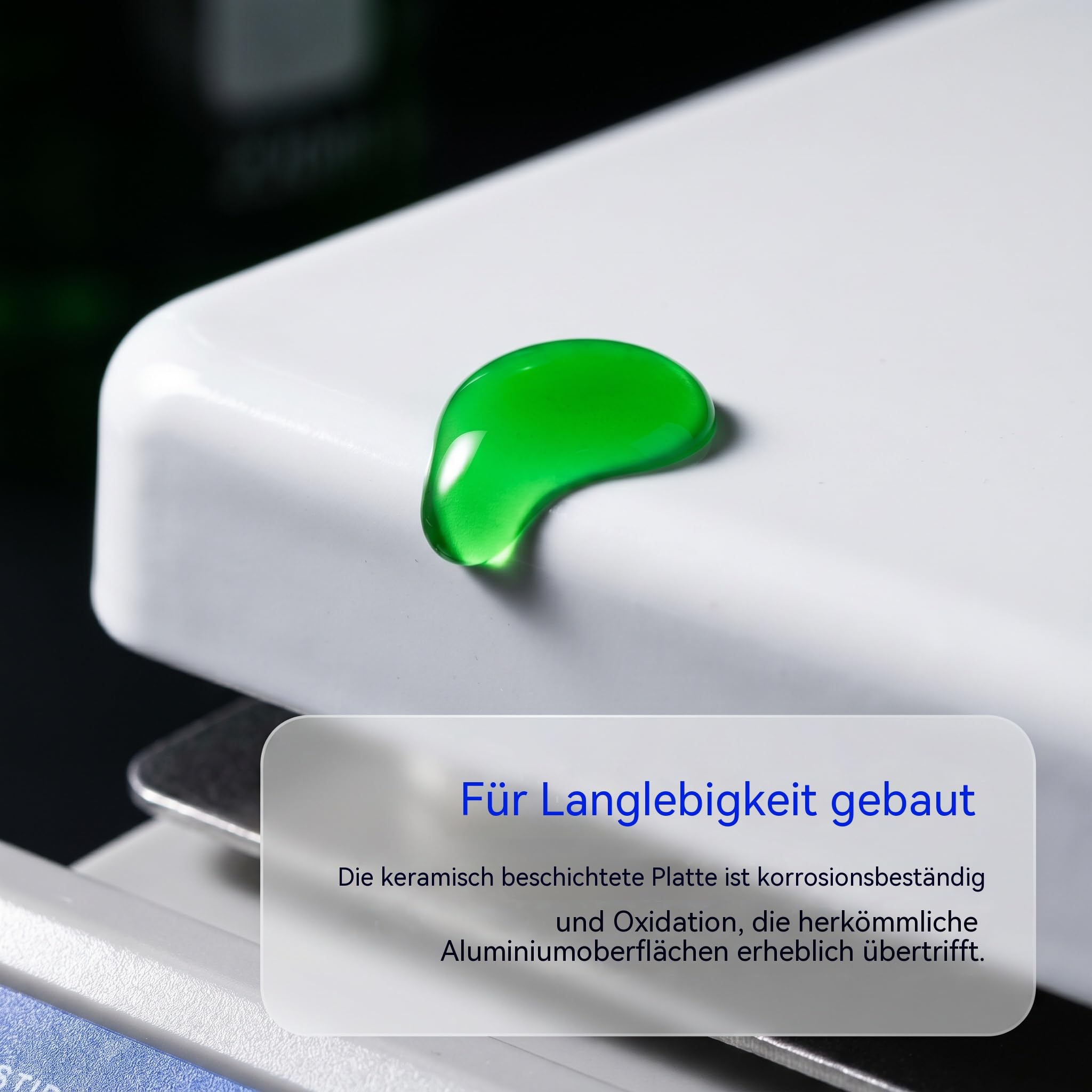 Magnetrührer mit Heizplatte für Labor, Unterricht und wissenschaftliche Forschung, 12 x 12 cm große Aluminiumplatte, 100–2000 U/min, fasst bis zu 1.000 Milliliter Probe, leistungsstarker Magnetrührer