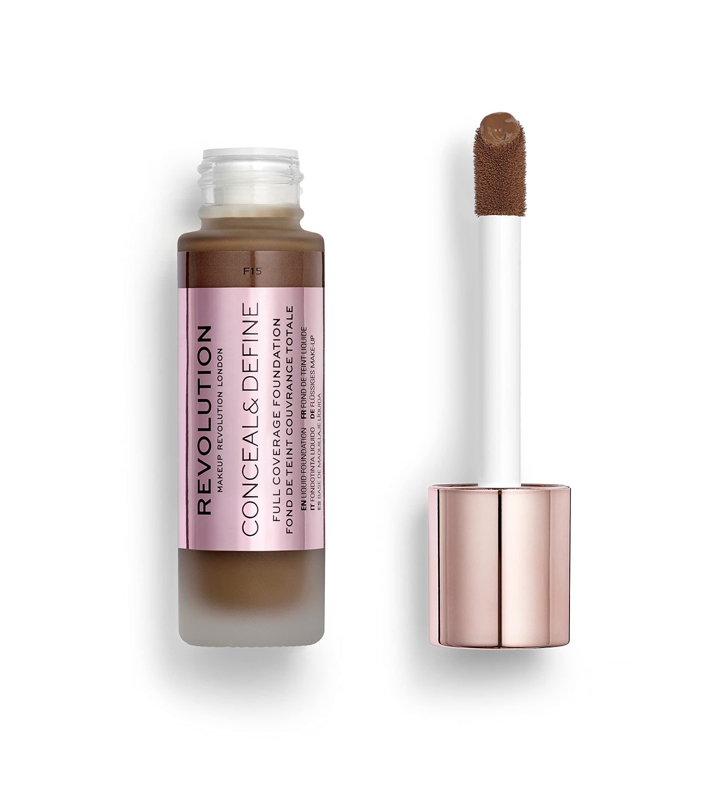 Revolution Beauty LondonConceal and Define, Foundation, F15, 23ml