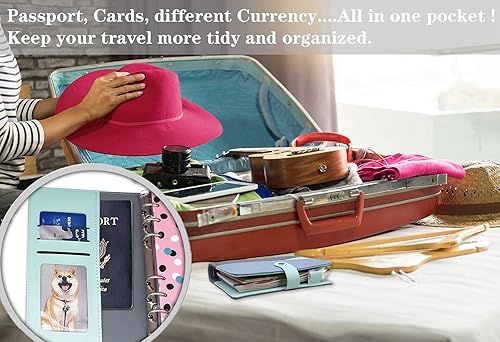 Miniatura 7 de Budget Binder with Zipper Envelopes, Ginmlyda Cash Envelopes for Budgeting Money Saving Binder with Budget Sheets, Zipper PVC Pockets, Cash