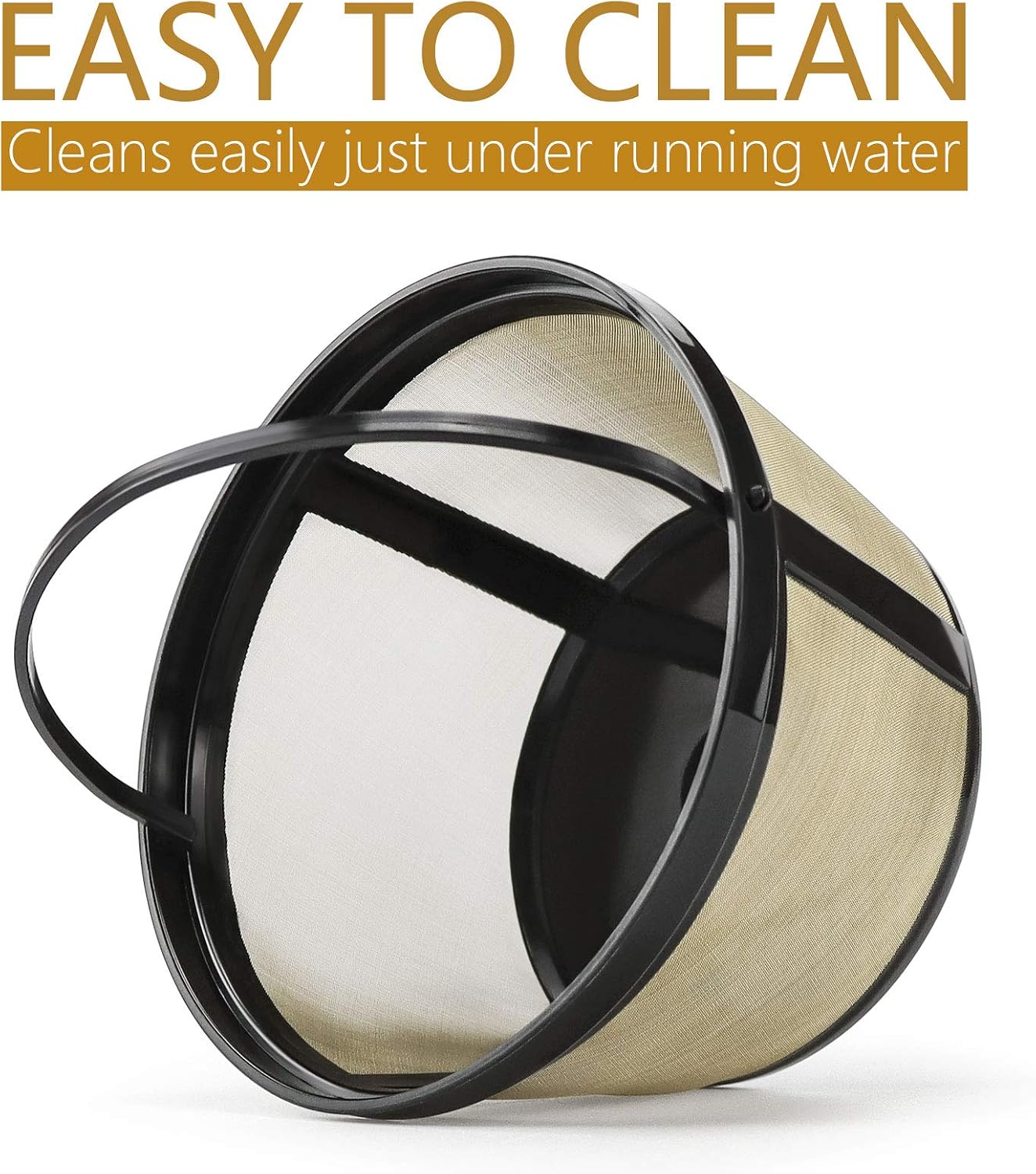 Reusable 8-12 Cup Basket Coffee Filter fits Mr. Cof.fee Makers and Br.ewers by TOMOON,-Permanent basket-style | BPA Free | dishwasher safe