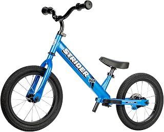 Strider 14x - Balance Bike for Kids 3 to 7 Years - Includes Custom Grips, Padded Seat, Performance Footrest & All-Purpose Tires - Easy Assembly & Adjustments
