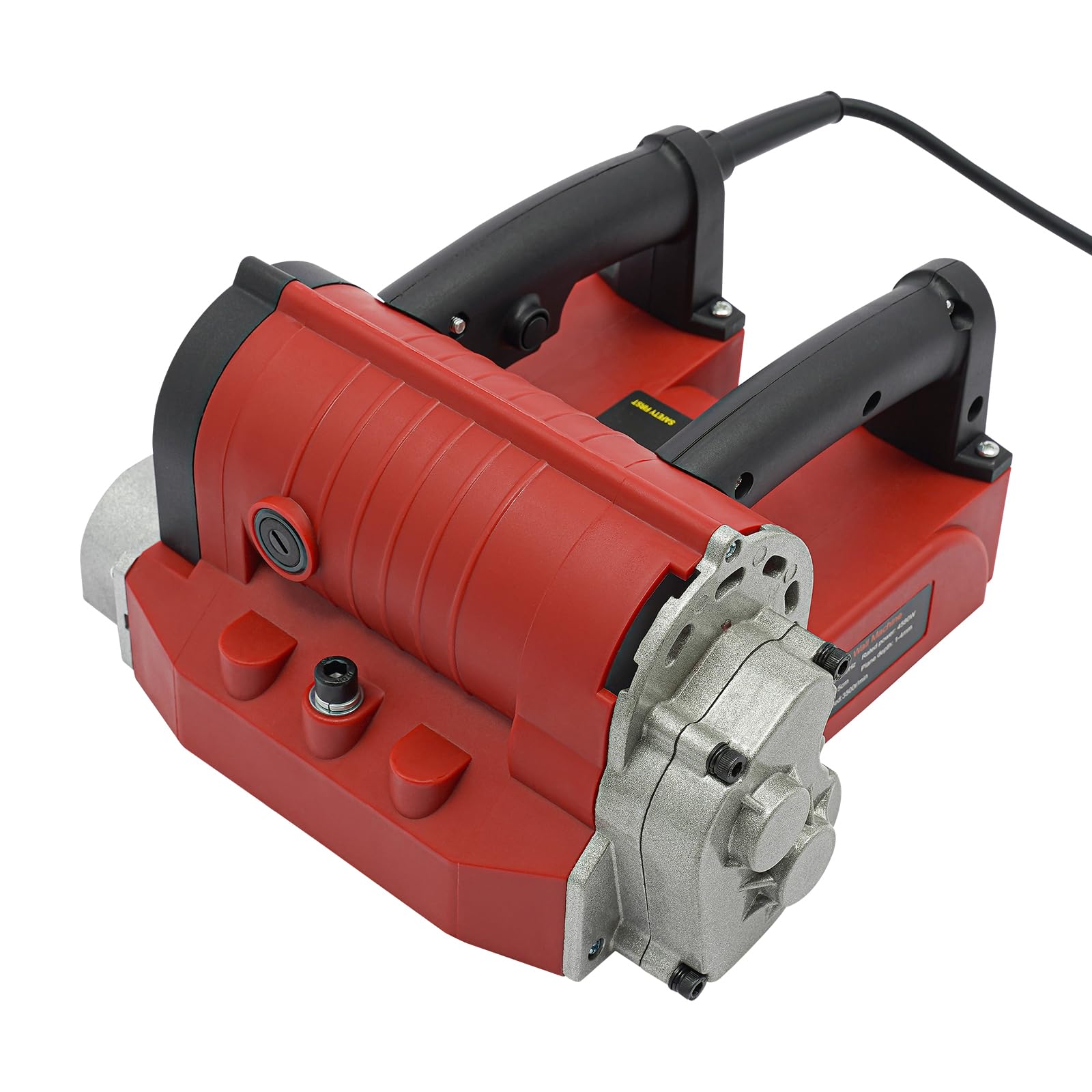 4580W Elektrische Wandhobelmaschine Betonschaufel Schaufelwandmaschine 3500r/min Betonfräse für Innen und Außen zur Entfernung von alten Putzen Zement Weißen Kalk für Bauwesen und Dekoration