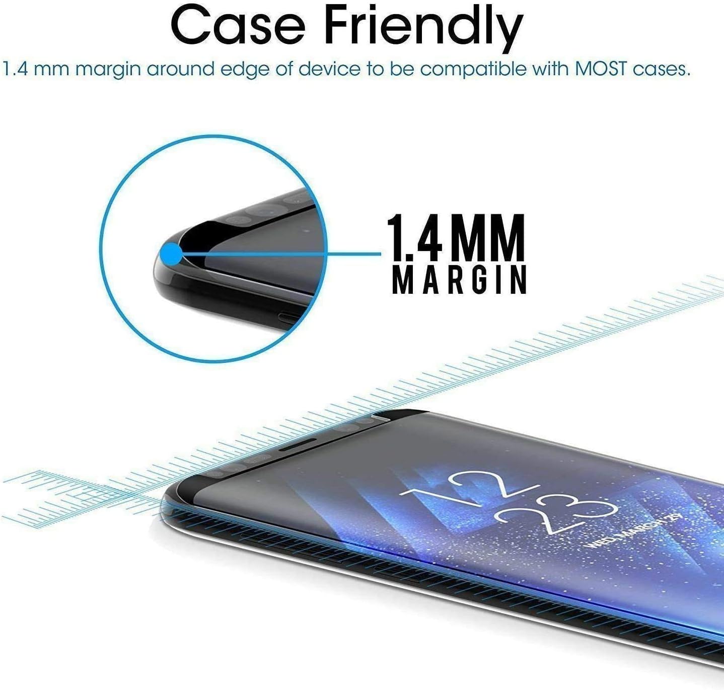 Screen Protector for Samsung Galaxy Note20 Ultra/Note20 Ultra 5G, 9H Tempered Glass, Ultrasonic Fingerprint Compatible,3D Curved, HD Clear,Bubble-Free for Galaxy Note20 Ultra Glass Protect