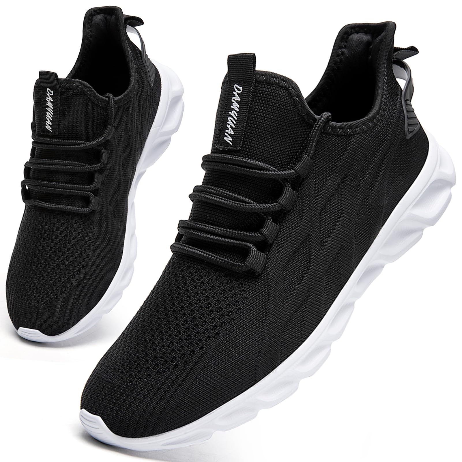 WCIDFY Mens Running Shoes Gym Tennis Work Shoes for Men Mesh Lightweight Athletic Sports Fashion Workout Casual Sneakers