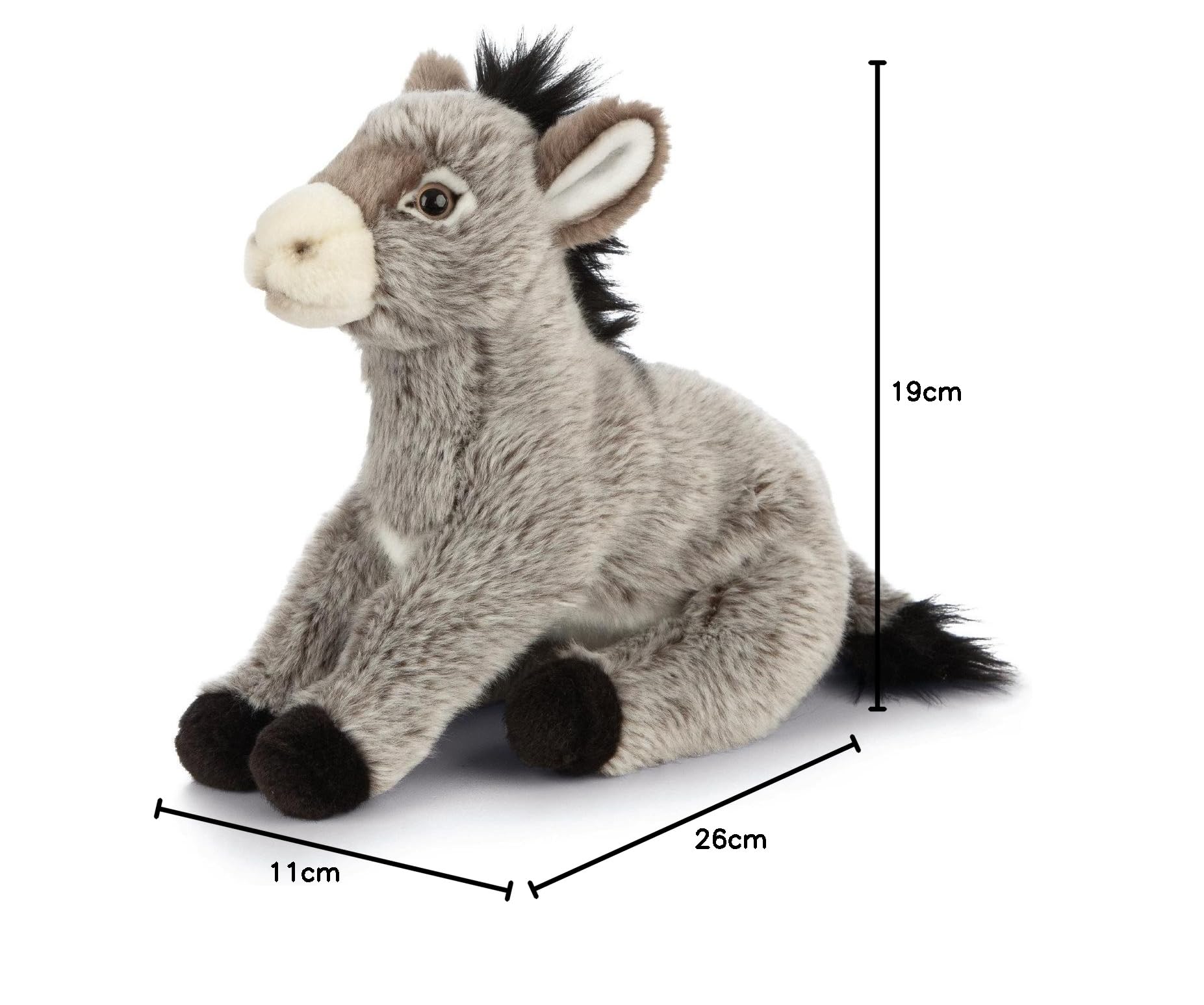 Peluche Living Nature - Panda Sentado (23cm) | Cuotas Sin Interés