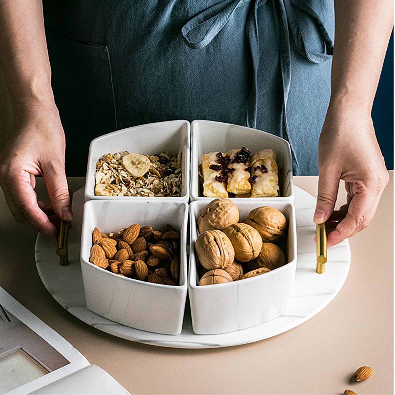 Obst Keramik Schalen Snack Serviertablett, Keramik Dip Schalen Sojasauce Schüssel Set, Keramik Schalen Set Schüssel Snack Tablett Set Für Snack Sushi Obst Vorspeise Dessert