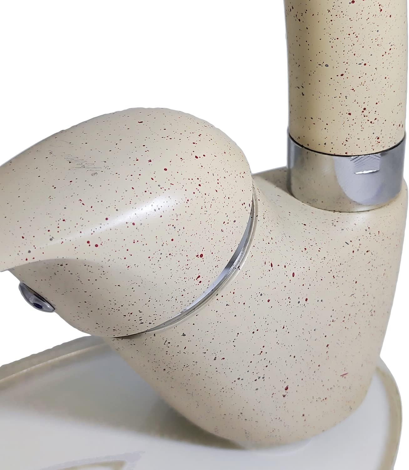 Mezclador fregadero cocina caña curvada fresita marrón