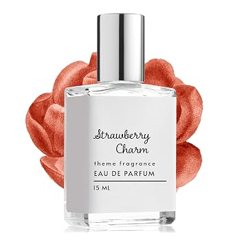 Theme Fragrance Strawberry Charm Perfume Rollerball, Sweet Gourmand, 15ml