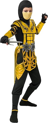 Miniatura 4 de Spooktacular Creations Disfraz de ninja para niños, disfraz de ninja con accesorios de ninja, juguetes para disfraz de Halloween