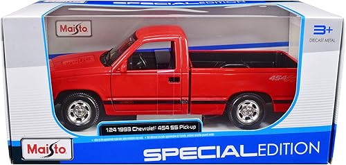 Maisto 124 Edición Especial 1993 Chevrolet 454 SS Pick-up Truck Maisto 124 Edición Especial 1993 Chevrolet 454 SS Pick-up Truck