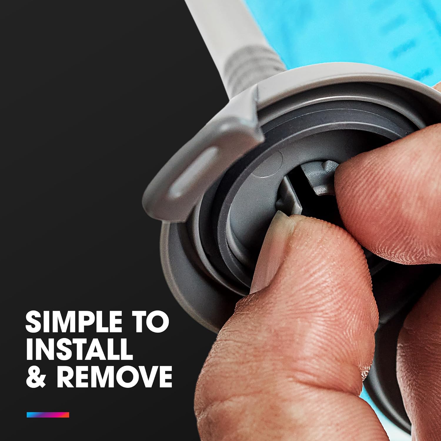 HydraPak Run Straw Flask Accessory – Fits 42mm Bite Valve Caps, UltraFlasks, SoftFlasks - Image 4