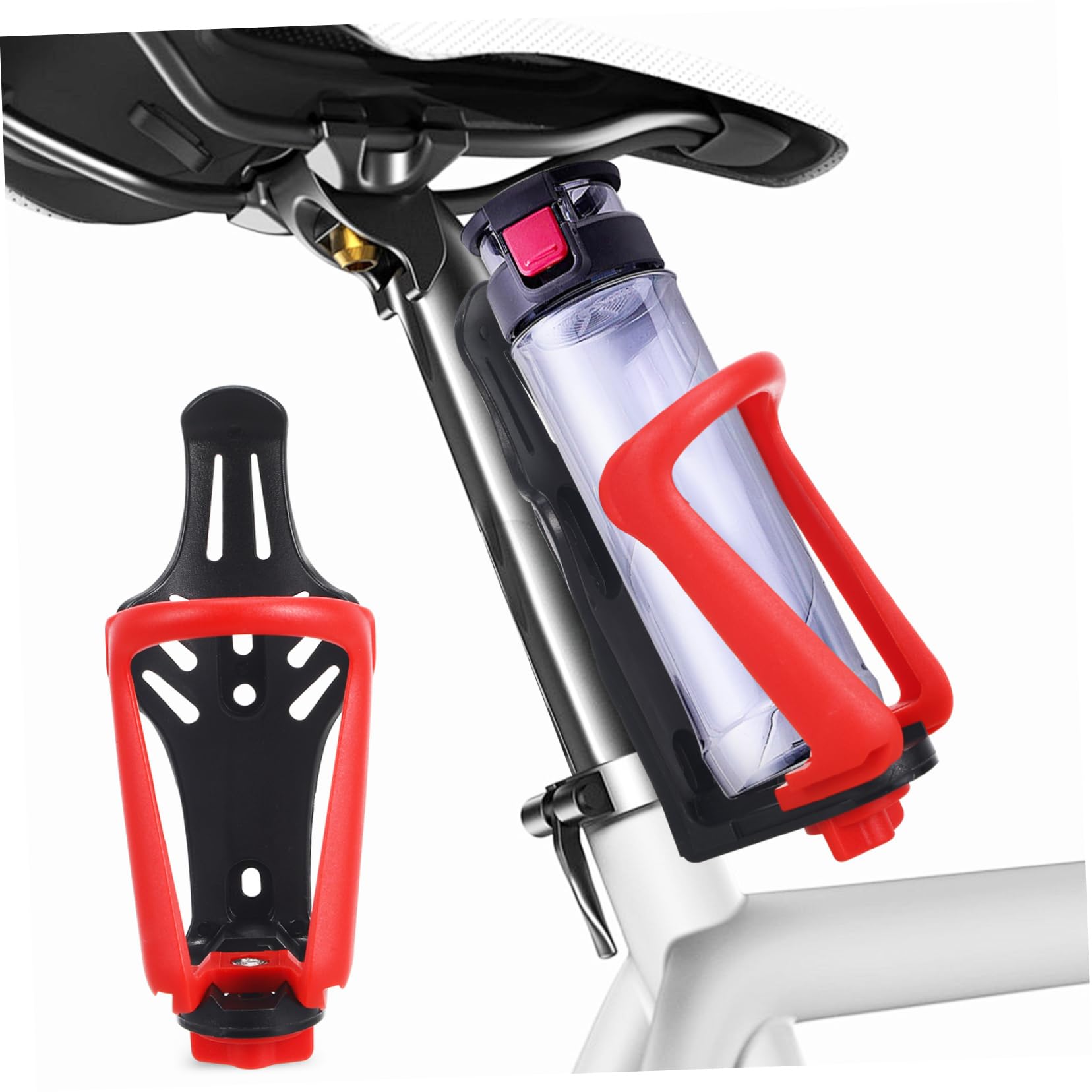 POPETPOP 5 Sztuk Motocykl Uchwyt Na Kubek Wody Koszyk Na Bidon Rower Uchwyt Na Kubek Rower Uchwyt Na Butelkę Wody Rower Uchwyt Na Butelkę Wody Rowerowa Klatka Na Bidon Motocykl Koszyk Na