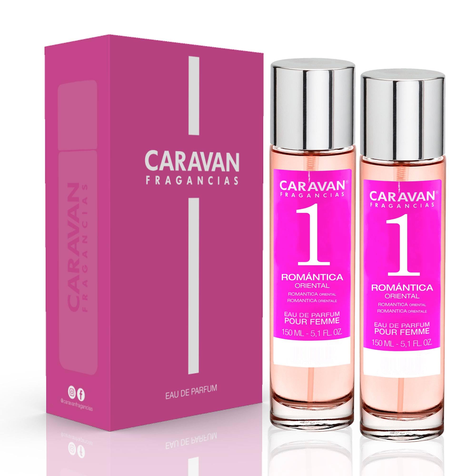 CARAVAN FRAGANCIAS - CAJA DE REGALO con 2 Perfumes Nº1 de 150 ml, para mujer