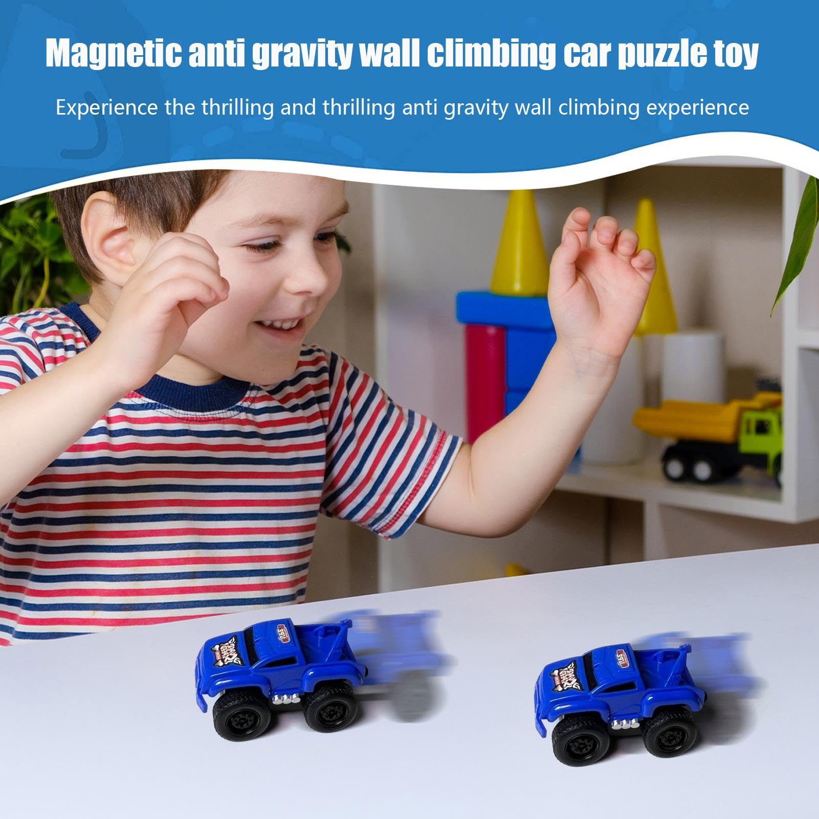 Coche Escalador Coche De Juguete Magnético Para Pared Trepa