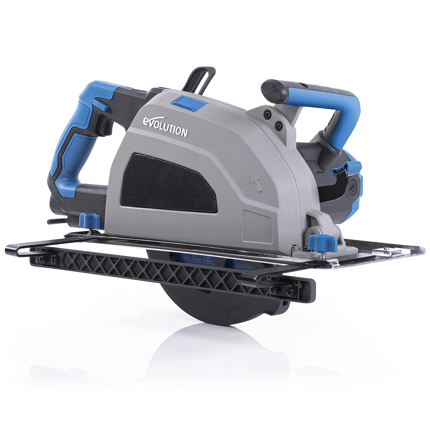 Evolution S185CCSL | 7.25” Metal Cutting Circular Saw | Cuts Steel & More | 7-1/4” TCT Blade Included | 45° Bevel Cuts | Dry-Cut | 15A Corded Power | Accurate, Powerful, Reliable