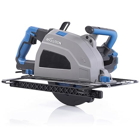 Evolution S210CCS Metal Cutting Circular Saw | 8-1/4" Blade | Cuts Steel Clean & Cool | Adjustable 3" Depth | Chip Collector | No Heat Burr or Sparks | High Torque Motor | TCT Blade Included