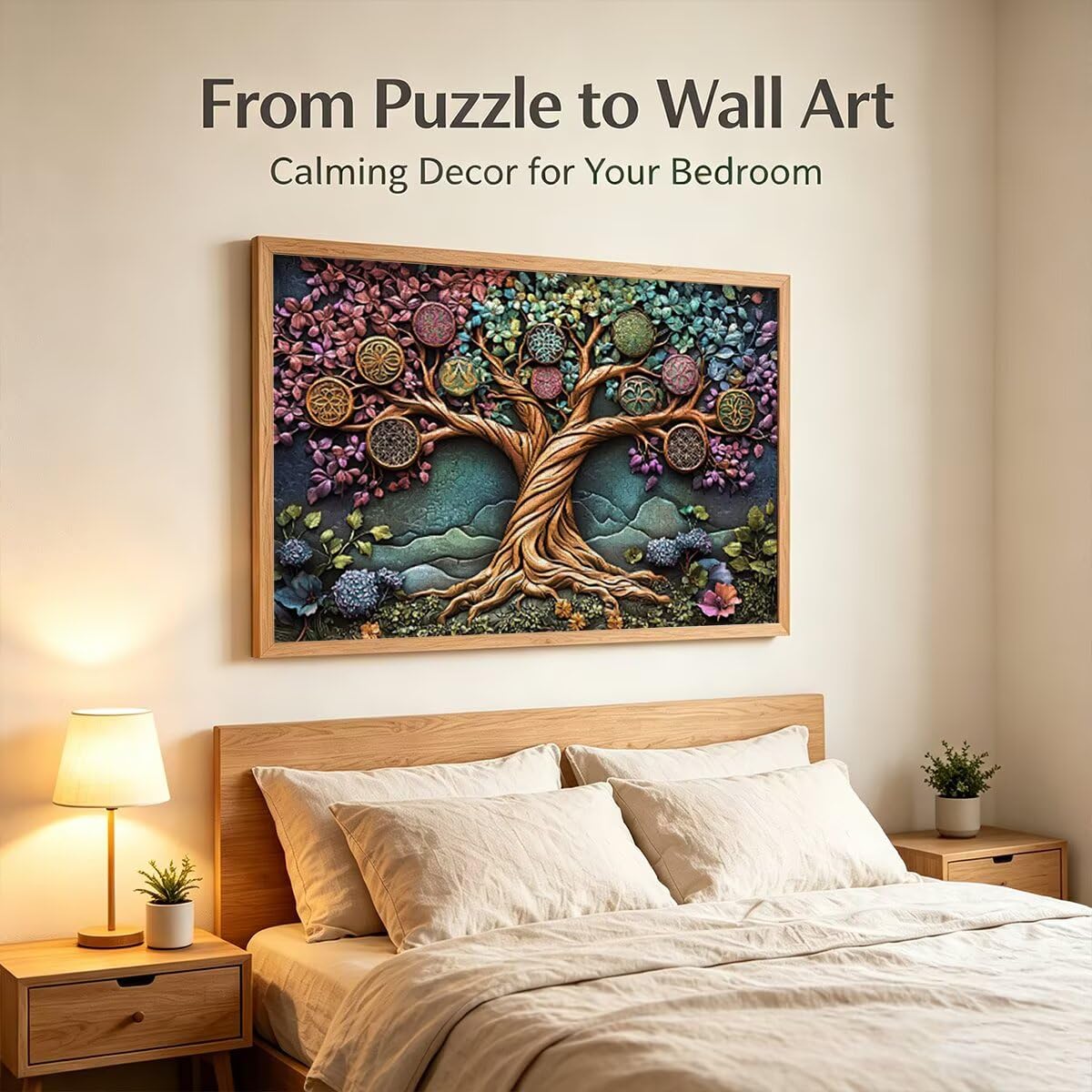 Puzzle 1000 Pezzi, Puzzle Albero, Legno Pezzi, Regalo Donna Uomo -11082