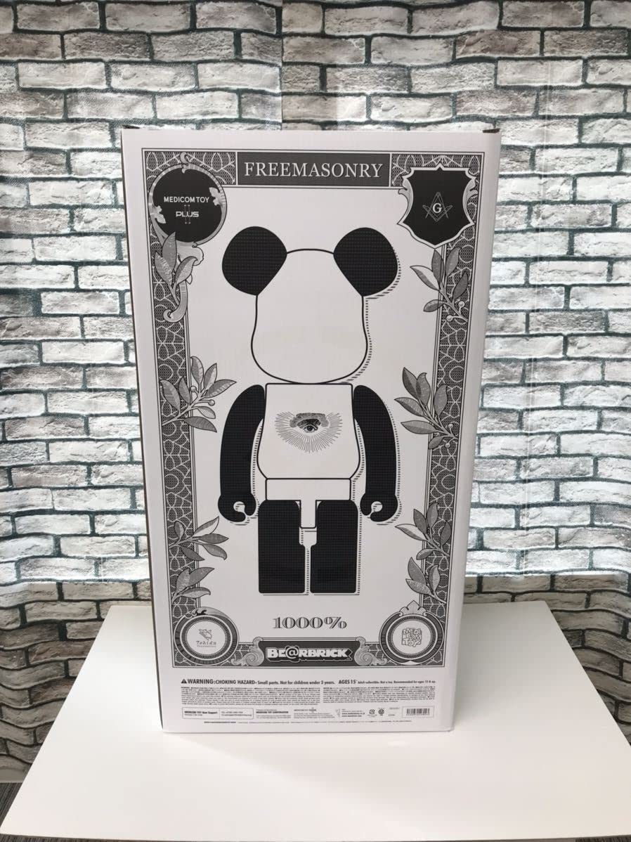 Amazon | MEDICOMTOYメディコムトイ ベアブリック1000％FREEMASONRY 