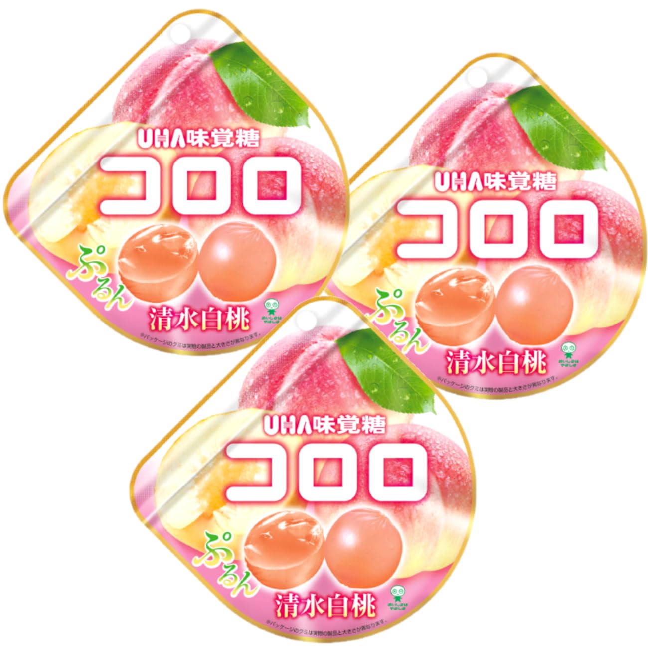 UHA ぷるん コロロ清水白桃×100個 Amazon | UHA味覚糖 コロロ 清水白桃 40g ×3袋 グミ ぷるん | ノー